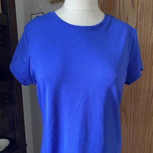 Danskin NOW loose 12-14 royal blue activewear TOP